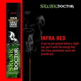 img 2 attached to 🔥 Skunk Doctor Smoke Odor Eliminator Incense Sticks (45 Pcs) - Eliminate Smoke, Cooking, and Pet Odors Easily