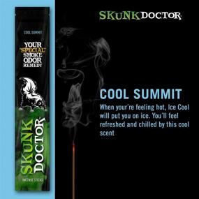 img 3 attached to 🔥 Skunk Doctor Smoke Odor Eliminator Incense Sticks (45 Pcs) - Eliminate Smoke, Cooking, and Pet Odors Easily