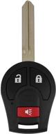 🔑 uxcell cwtwb1u751 keyless entry remote car key | 315mhz id46 chip | for versa note 2014-2017 logo