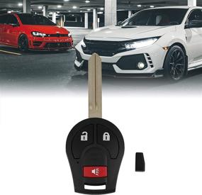 img 3 attached to 🔑 uxcell CWTWB1U751 Keyless Entry Remote Car Key | 315Mhz ID46 Chip | for Versa Note 2014-2017