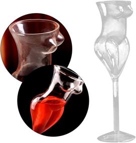 img 2 attached to WINOMO Novelty Transparent Stemware Collection