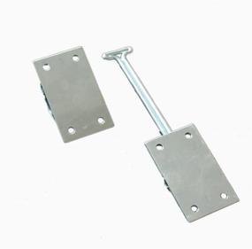 img 2 attached to 🚪 X-Haibei 2 Set 6 Inches T Style Entry Door Latch Catch Holder: Premium Stainless Steel for RV Camper Trailer Cargo