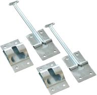 🚪 x-haibei 2 set 6 inches t style entry door latch catch holder: premium stainless steel for rv camper trailer cargo logo