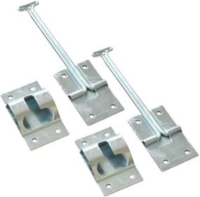 img 4 attached to 🚪 X-Haibei 2 Set 6 Inches T Style Entry Door Latch Catch Holder: Premium Stainless Steel for RV Camper Trailer Cargo