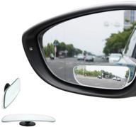 🔍 увеличенная безопасность: набор автомобильных зеркал true line automotive frameless 360 2 piece mirror для слепых зон - настраиваемые и наклеивающиеся для обеспечения видимости на 360°! логотип