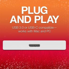 img 2 attached to 📁 Seagate Backup Plus Ultra Touch 1 ТБ Белый Внешний Жесткий Диск - USB-C USB 3.0, с 1-летней программой Mylio Create, 4-месячным планом Adobe Creative Cloud Photography и услугами по восстановлению данных (STHH1000402)