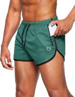 highly comfortable g gradual men's running shorts with quick dry technology, 3 inch length and convenient zipper pockets logo