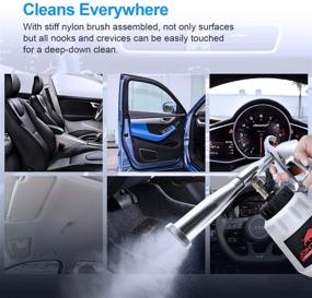 img 1 attached to 🚗 JOINT STARS High Pressure Car Cleaning Gun: Upgraded Professional Interior Cleaner for Detailing Wash - Get a Free Car Detailing Sponge!