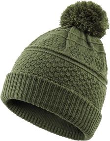 img 4 attached to Home Prefer Womens Beanie Knitted Outdoor Recreation