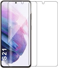 img 4 attached to [Pack of 2] Samsung Galaxy S21 5G (6.2 inch) Screen 📱 Protector - Case Friendly, Fingerprint ID Compatible, Scratch Resistant, Flexible Clear Film