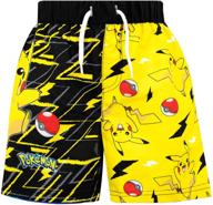 pokemon boys pikachu shorts multicolored logo