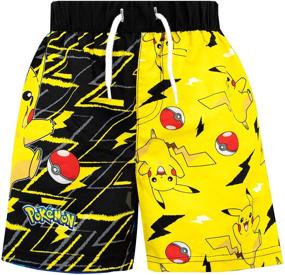 img 2 attached to Pokemon Boys Pikachu Shorts Multicolored