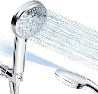 🚿 identil 7 functions handheld shower head set with power wash for bathtub, pet, and tile cleaning - high pressure rain shower head with 60'' stainless steel hose and adjustable bracket logo