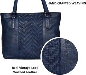 img 2 attached to 👜 Women's Premium Leather Shoulder Crossbody Handbag & Wallet Set for Shoulder Bags