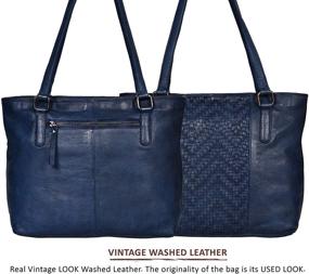 img 1 attached to 👜 Women's Premium Leather Shoulder Crossbody Handbag & Wallet Set for Shoulder Bags