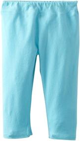 img 1 attached to LAmade Little Girls' Cropped Legging: Comfortable and Stylish Bottoms for Trendy Kids