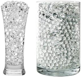 img 1 attached to 💎 10,000 Pieces of Crystal Soil Water Bead Gel - Perfect for Wedding Decoration Vase Filling, Candles, Plants, Education