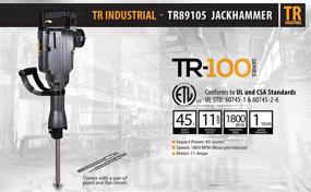 img 3 attached to 🔨 TR Industrial Original Demolition Hammer TR89105