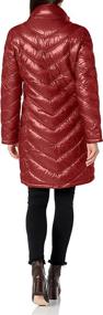 img 3 attached to 🧥 Chevron Quilted Packable Down Jacket for Women by Calvin Klein (Standard & Plus Sizes)