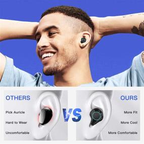 img 1 attached to 🎧 Wireless Earbuds Bluetooth 5.0 Headphone - TWS HI-FI Bass Stereo IPX7 Waterproof True Bluetooth Earphone with Mic and Charging Case - 120H Playtime - Sports Earbuds