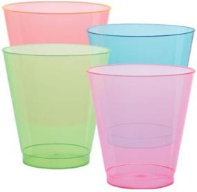 img 1 attached to Party Dimensions Plastic Tumblers 10 Ounce
