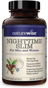 img 4 attached to 💤 NatureWise Ночной Slim с Capsimax - Натуральный термогенный зеленый кофе и форсколин для спокойного сна и повышенного метаболизма (набор на 1 месяц - 60 штук)