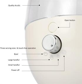 img 1 attached to Touch-Free Motion Activated Desktop Treat Dispenser - Dispenses Gum, Candy, Snacks, and Peanuts; Prevents Germs Spread; White