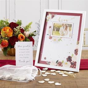 img 1 attached to 🌹 Burgundy Blush Floral: Kate Aspen's Stunning One-Size Keepsake