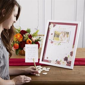 img 4 attached to 🌹 Burgundy Blush Floral: Kate Aspen's Stunning One-Size Keepsake