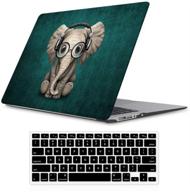 ileadon macbook air 13 inch protective hard case soft touch ultra thin shell cover+keyboard cover for older version macbook air 13 inch model a1369/a1466 (macbook air 13&#34 logo