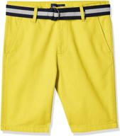 🩳 chino shorts for boys with belt by the children's place logo