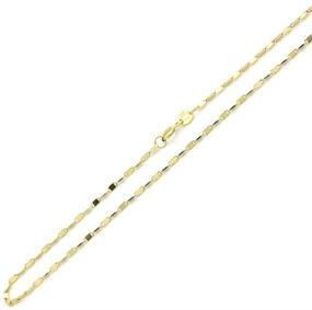 img 3 attached to 💎 Stylish Solid Diamond Mirror Necklace – Perfect for Boys' Jewelry Selection
