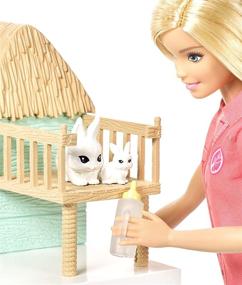 img 2 attached to Discover Endless Adventures with the Barbie Animal Rescuer Doll Playset