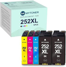 img 4 attached to 🖨️ High-Quality MYTONER Remanufactured Ink Cartridge Replacement for Epson 252 252XL - Compatible with Workforce WF-7620, WF-7710, WF-3640, WF-3630, WF-3620, WF-7610, WF-7110 - 5-Pack (Big-Black Cyan Magenta Yellow)