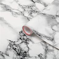 🔳 d-c-fix self-adhesive peel and stick waterproof film in marble white, measuring 26.5'' x 78.7'', ideal for kitchen and bathroom countertops and cabinets logo