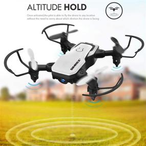 img 2 attached to 🚁 SIMREX X300C Mini Drone: Foldable Quadcopter with Altitude Hold, Headless Mode, 720P FPV Camera, and Easy Remote Control Fly - Ideal for Training (White)