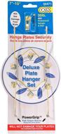 🍽️ ook 50471 deluxe plate hanger with strong steel pro support - holds up to 30 lbs, fits plates 7-10 inches logo