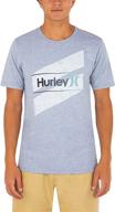 hurley men's everyday slashed tee shirt - clothing apparel for men logo