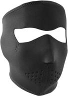 😷 small black neoprene full face mask - zanheadgear wnfms114 logo