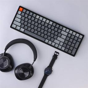 img 2 attached to 🎮 Keychron K4 Gaming Mechanical Keyboard, Compact 100 Keys RGB LED Backlit, Wireless Bluetooth/USB Wired, Gateron Blue Switch, N-Key Rollover, Aluminum Frame, for Mac Windows - Version 2