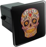 skull southwestern trailer hitch insert logo