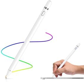 img 4 attached to 🖊️ High Sensitivity Active Stylus Pencil for Apple - Perfect for Drawing & Writing on Touch Screen Devices: Tablet, Smartphone - Compatible with Apple, Kid & Student-Friendly - White