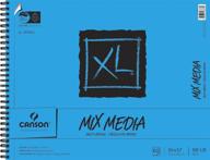 canson xl mix-media paper: 14x17 inches, 📚 98 lb, 60 sheets - premium quality 100510930 logo