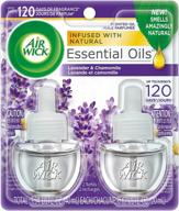 air wick plug-in scented oil refills: lavender & chamomile - 1.34 oz for a soothing experience! logo