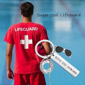 img 2 attached to 🏊 Merging Safety and Appreciation: MAOFAED Lifeguard Gift Life Preserver Keychain for the Ultimate Guard Teacher Gift