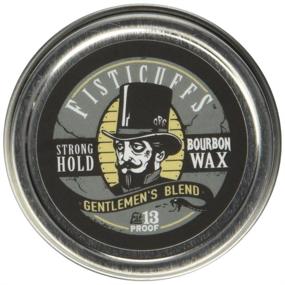 img 3 attached to 💪 Fisticuffs Gentlemen's Blend Mustache Wax - Strong Hold, 1 OZ. Tin: Your Ultimate Styling Solution