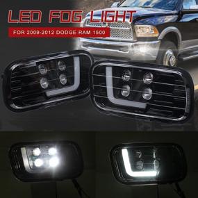 img 1 attached to KUQIQI LED Fog Light Passing Lamps For Dodge Ram (09-12 RAM 1500 2500 3500)