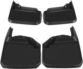 img 1 attached to 🚗 A-Premium Splash Guards Mud Flaps Mudguards for Jeep Wrangler JK Series 2007-2018 – Front & Rear 4-Piece Set