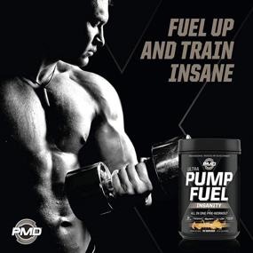 img 3 attached to 🍊 PMD Sports Ultra Pump Fuel Insanity - Pre Workout Energy Drink Mix for Strength, Endurance, and Muscle Recovery - Complex Carbs and Amino Energy - Tropical Orange Mango Flavor (30 Servings)
