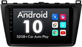 img 4 attached to 🚗 Ultimate Android 10 Car Stereo: Eonon Mazda 6 2009-2012 GA9498B - 9 Inch Touchscreen, GPS Navigation, CarPlay & DSP